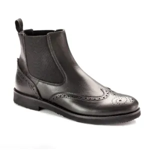 5078 - Black Soft Leather Boots for Girl by Galluci