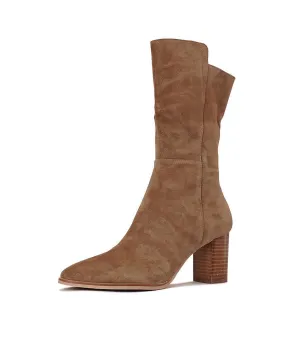Aisley Light Choc Suede Boots