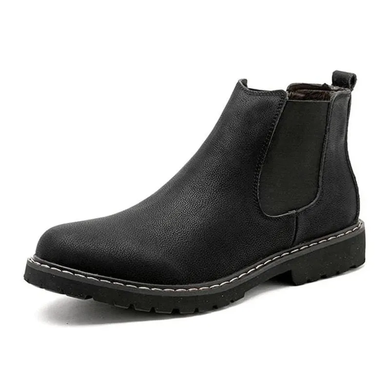 Axel Brogue Leather Boots