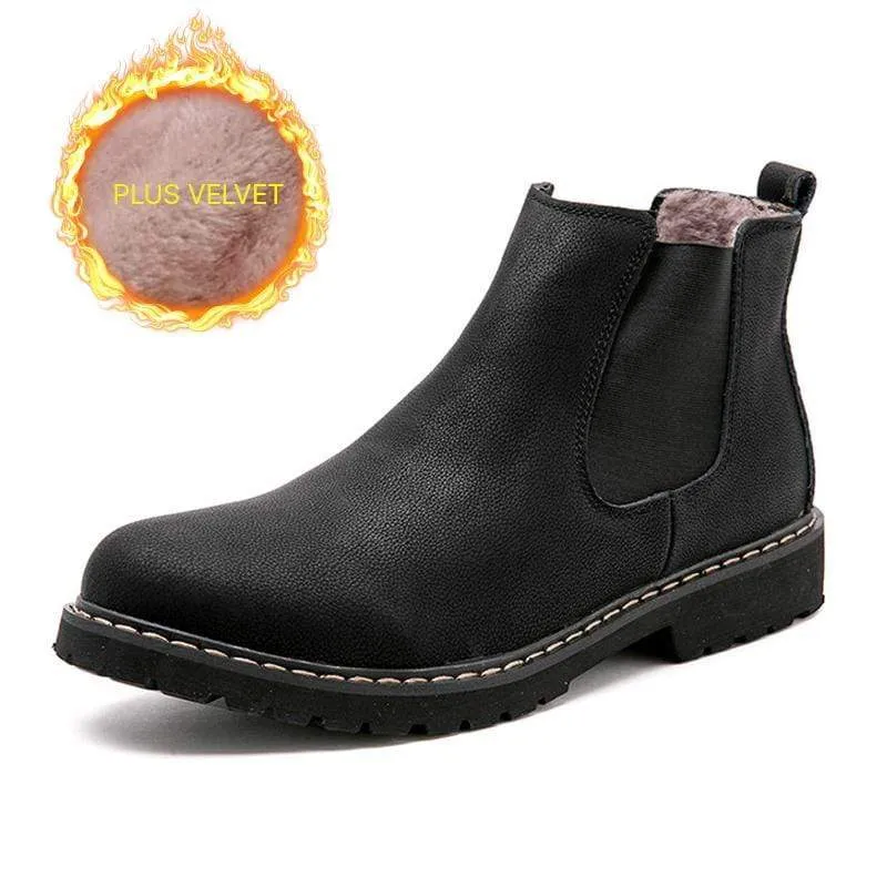 Axel Brogue Leather Boots