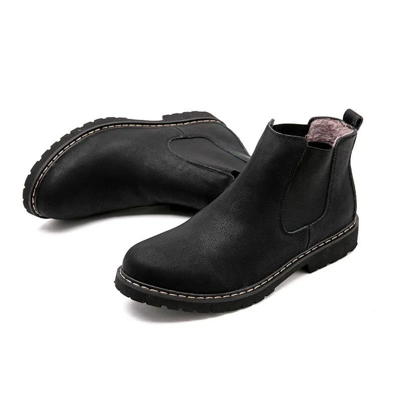 Axel Brogue Leather Boots