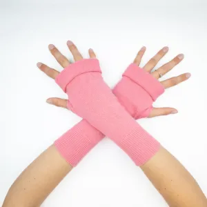 Barbie Pink Fingerless Gloves