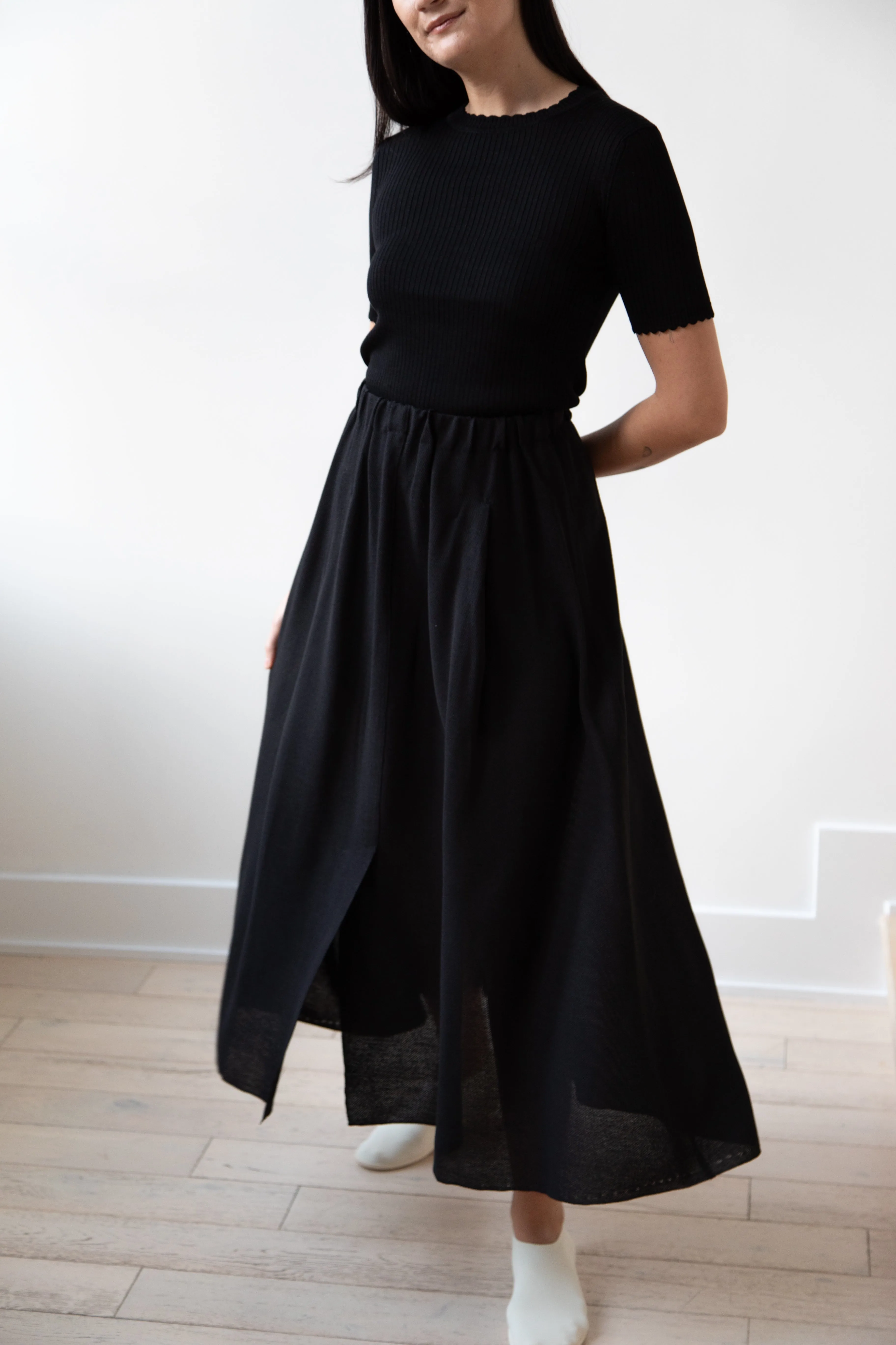 Boboutic | Fly Skirt in Black Silk