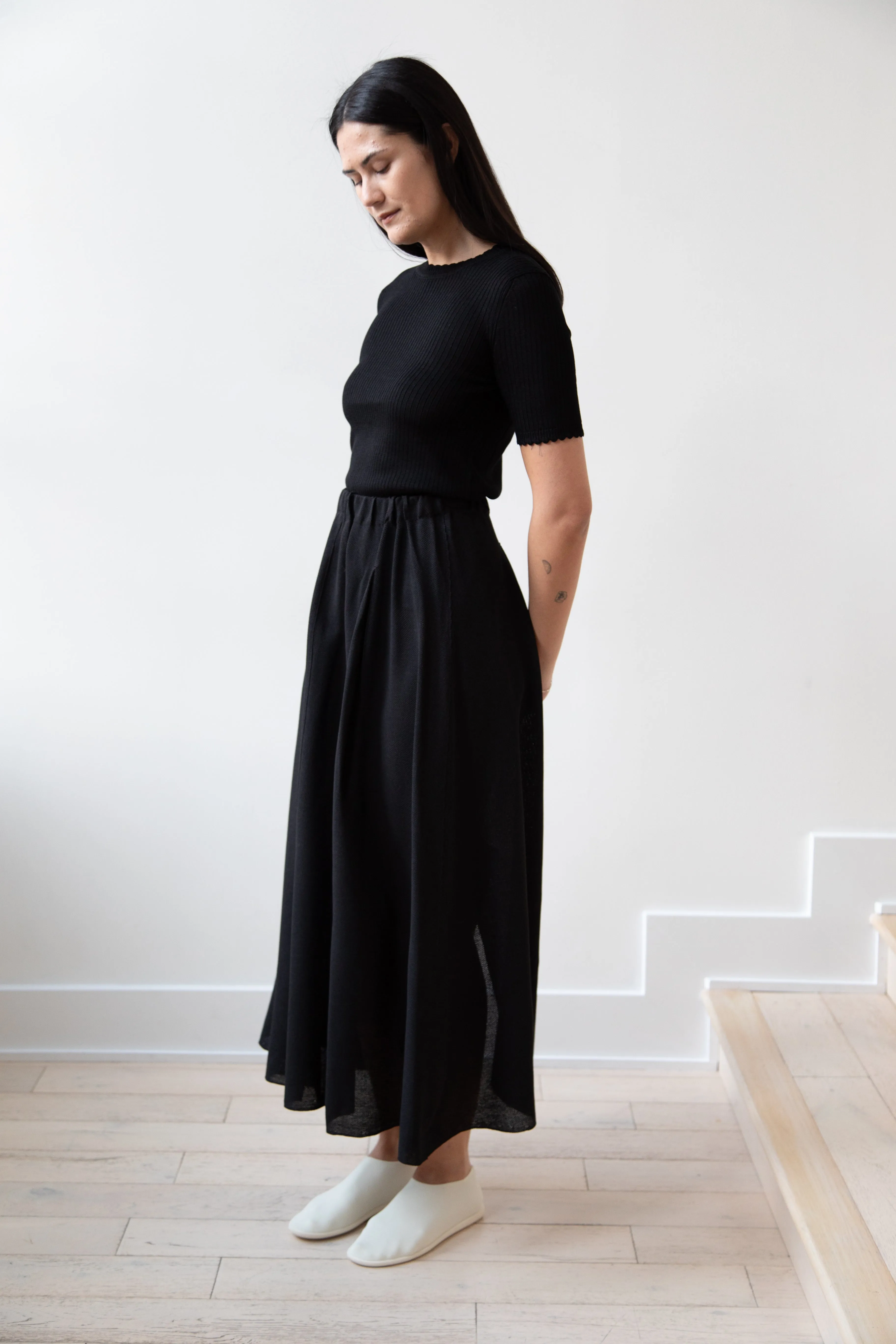 Boboutic | Fly Skirt in Black Silk
