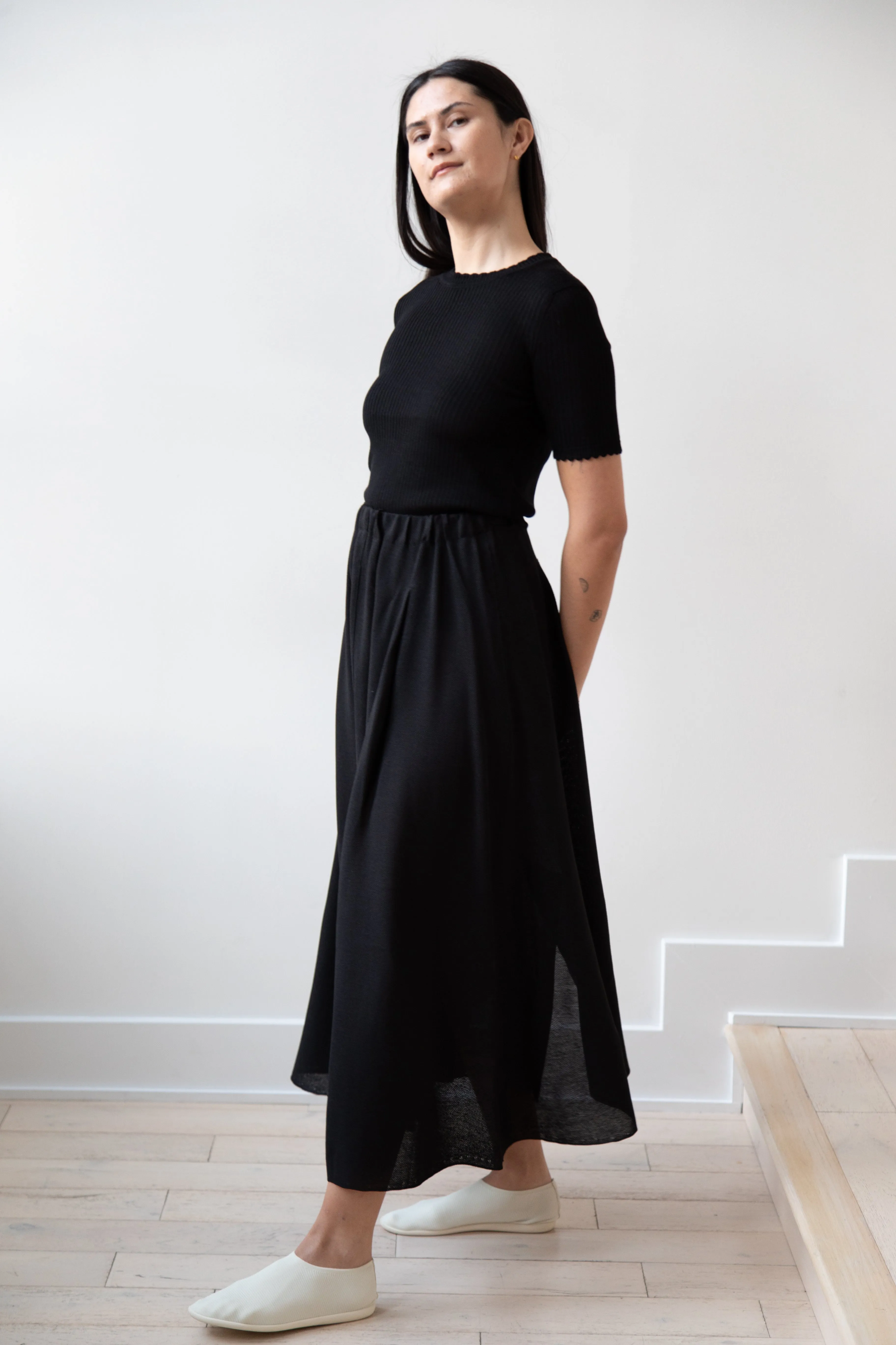 Boboutic | Fly Skirt in Black Silk