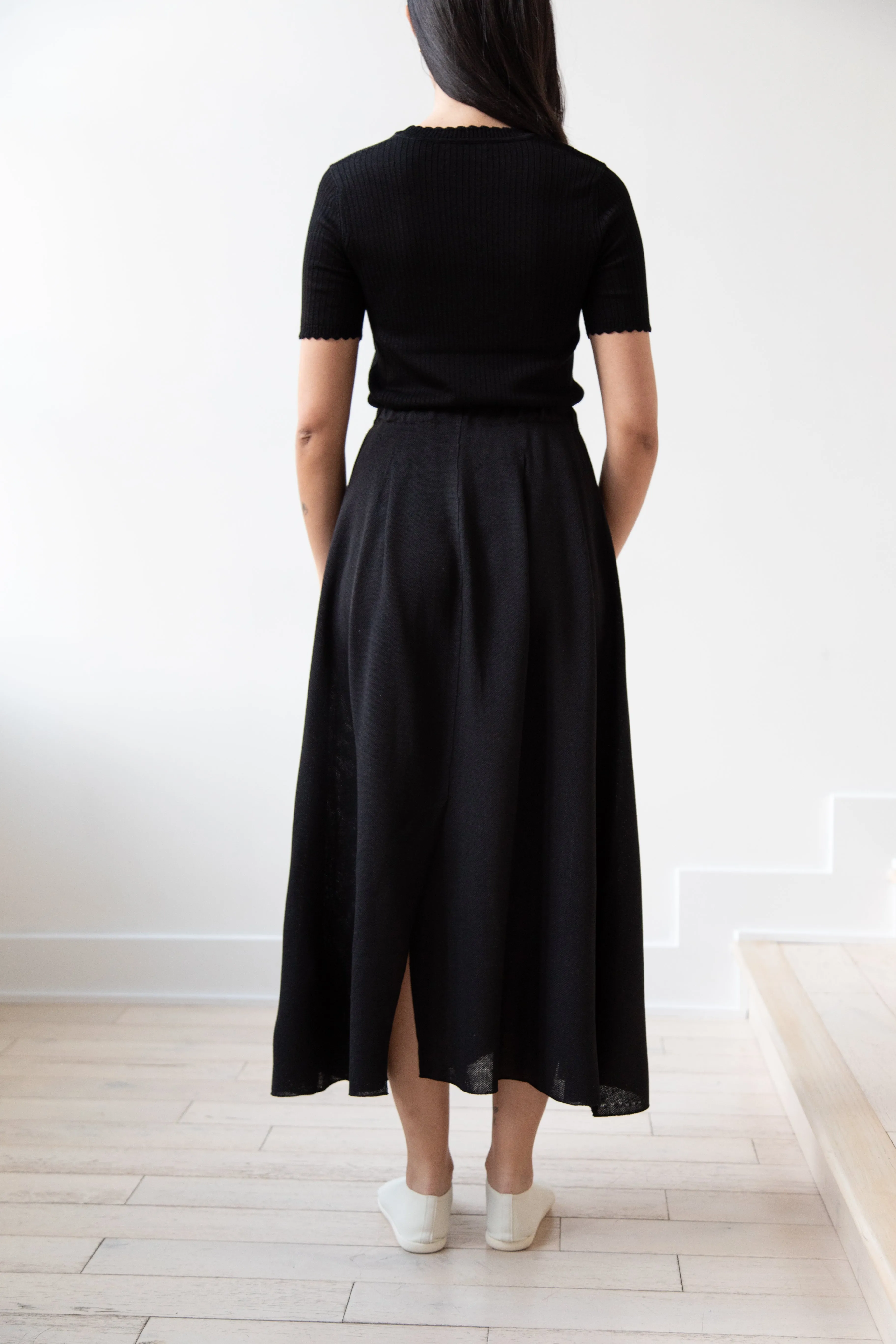Boboutic | Fly Skirt in Black Silk