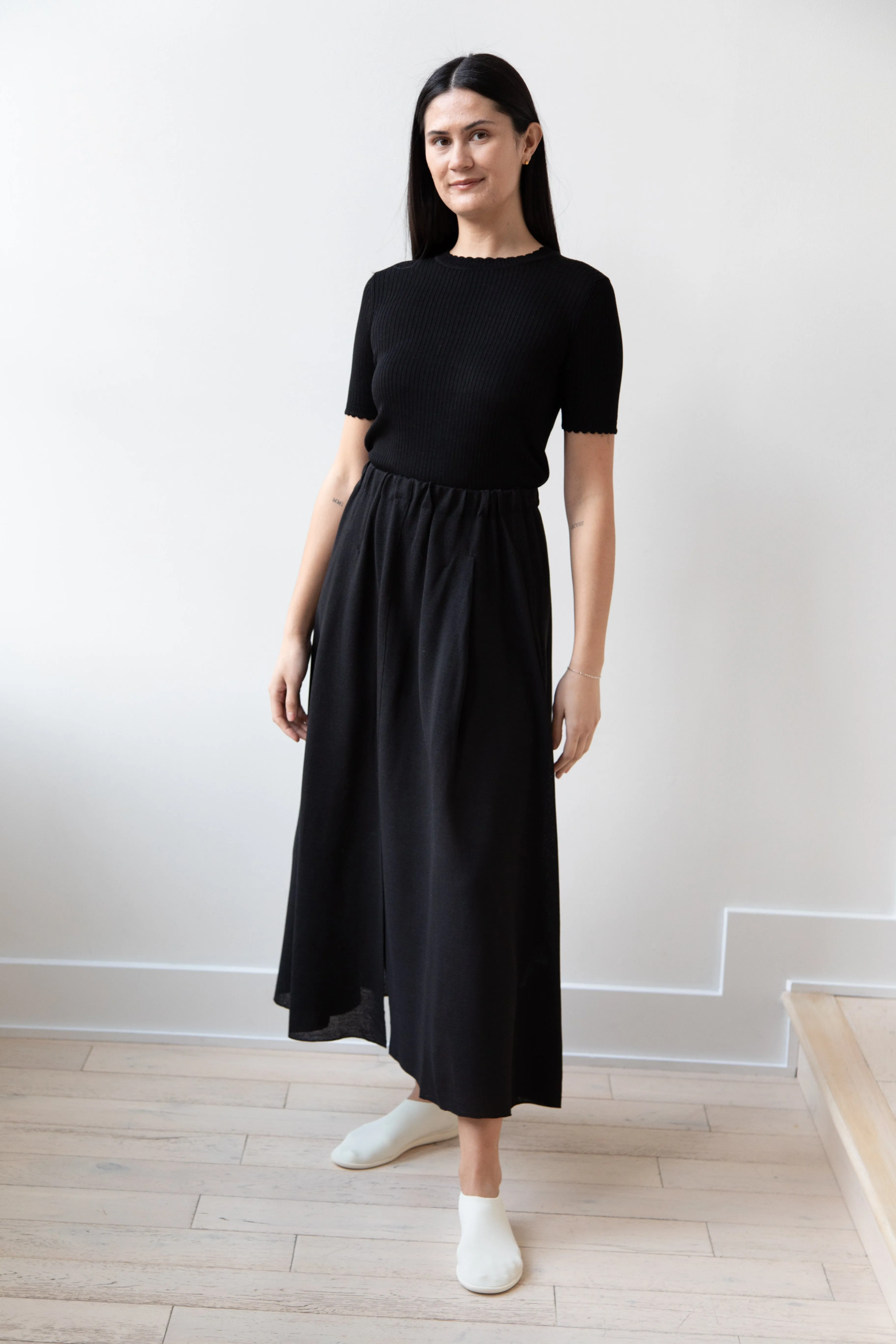 Boboutic | Fly Skirt in Black Silk