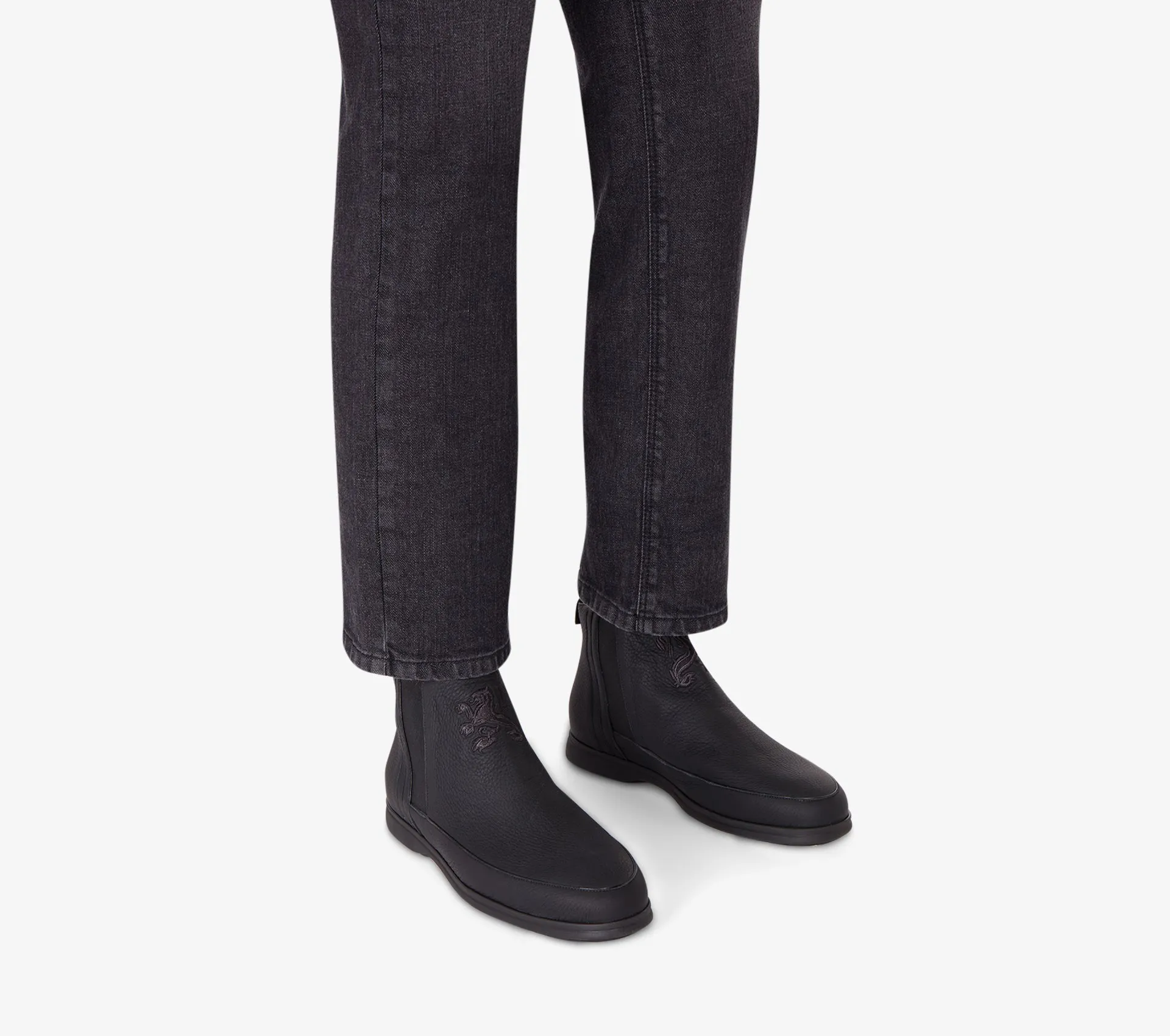 Calfskin Ankle Boots