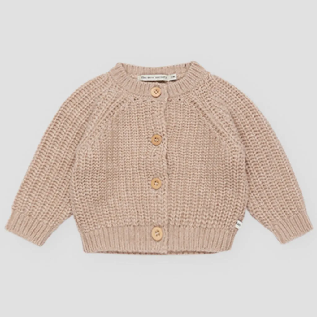 Cardigan Baby Easy Rib Sand