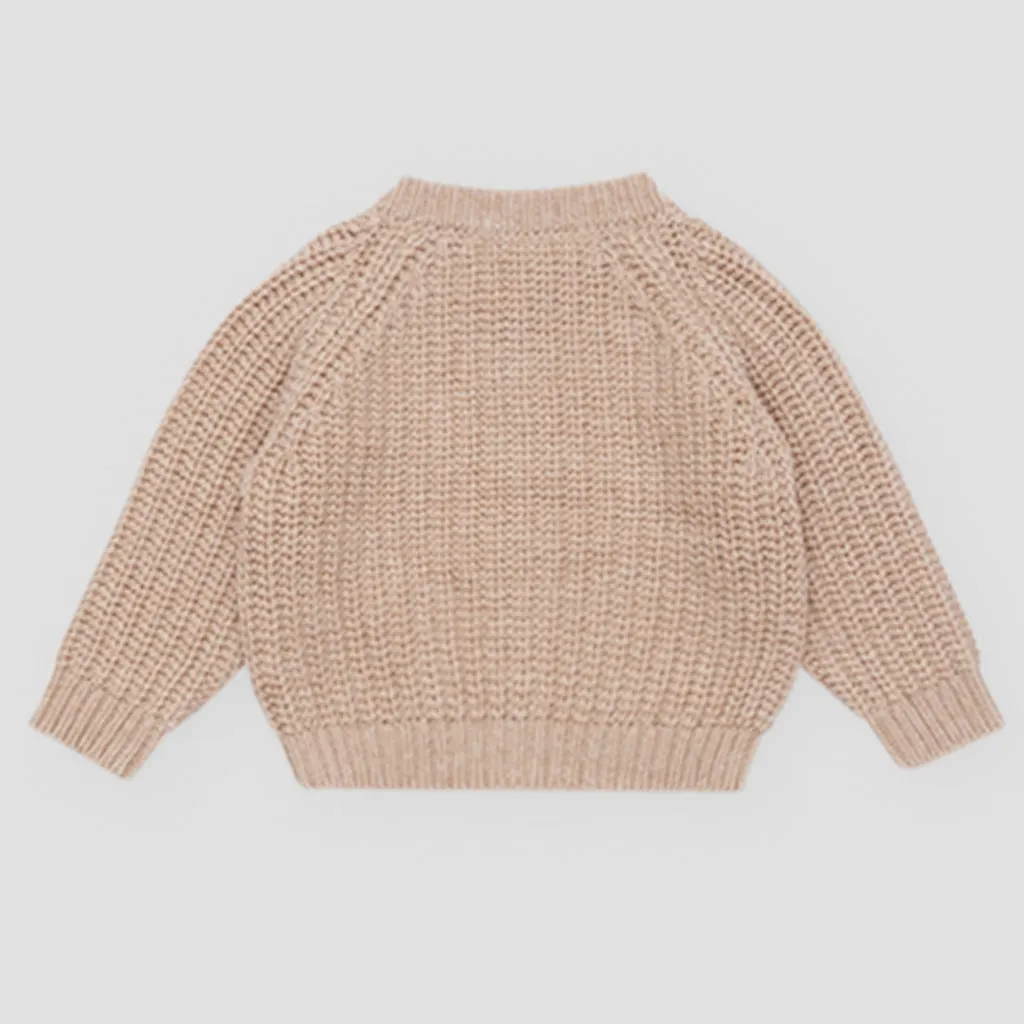 Cardigan Baby Easy Rib Sand