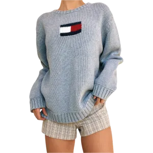 Classic Gray Tommy Sweater (L)