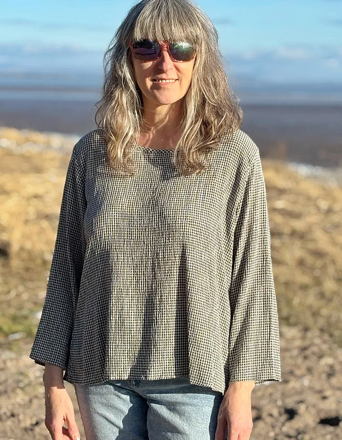 Cut Loose Split Back Top in Clay