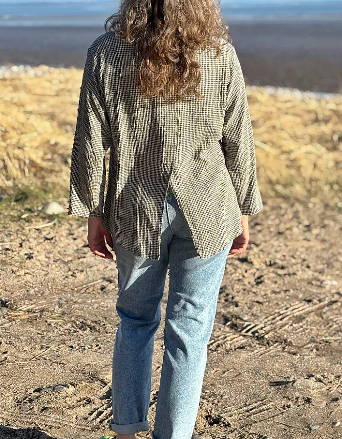 Cut Loose Split Back Top in Clay