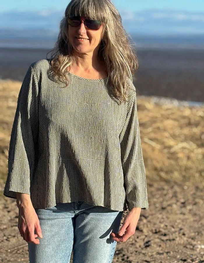 Cut Loose Split Back Top in Clay