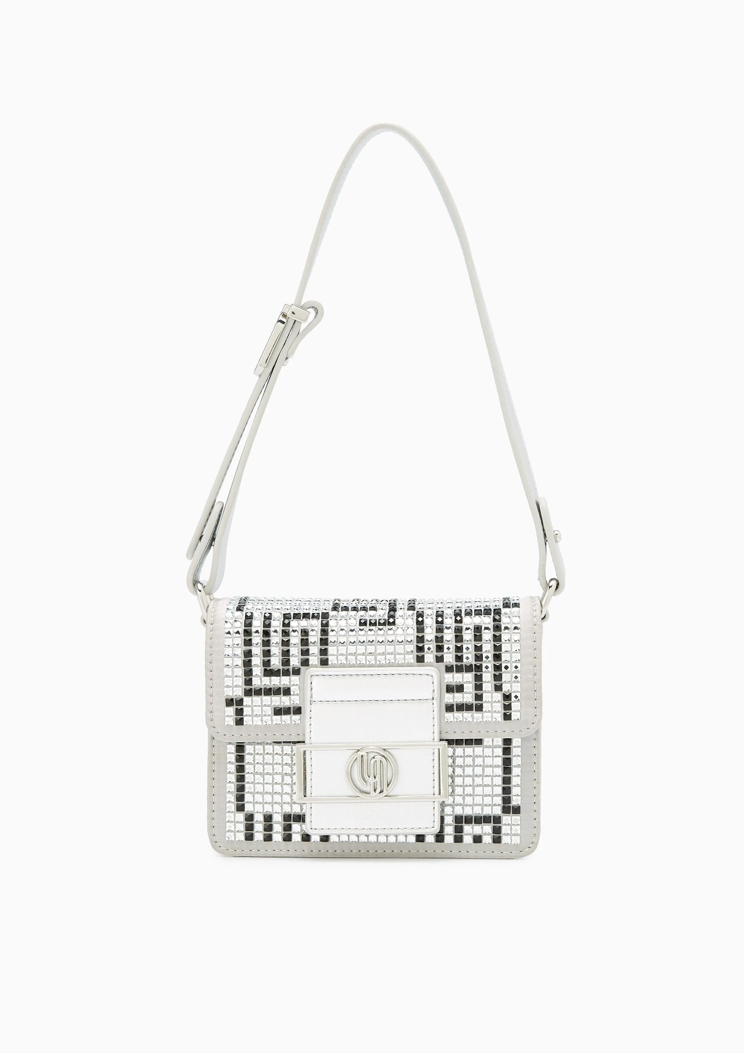 Galaxia Inifinite Mini Flap Bag Silver