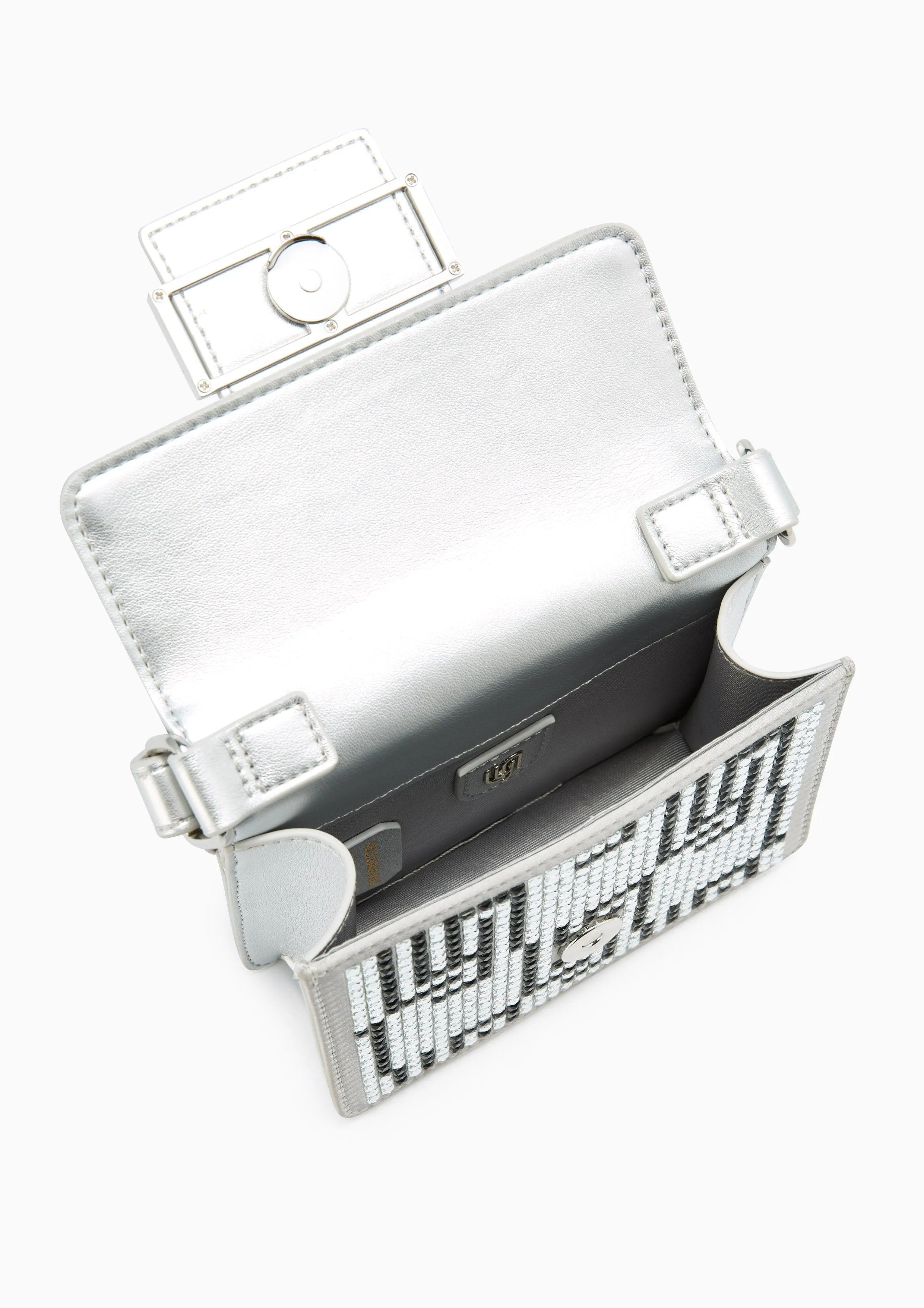 Galaxia Inifinite Mini Flap Bag Silver