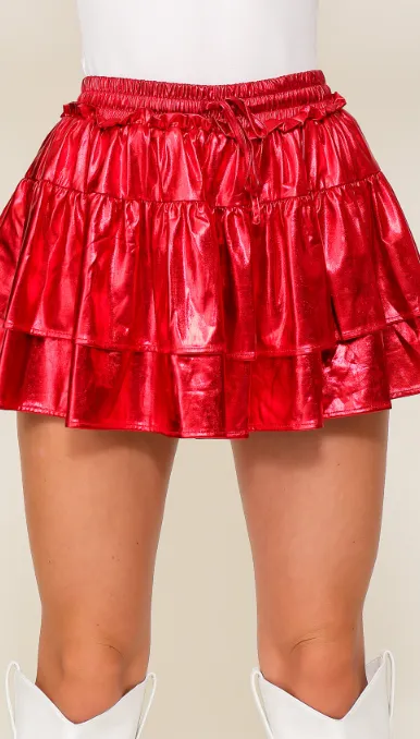 Game Day Glam Tiered Ruffle Skort