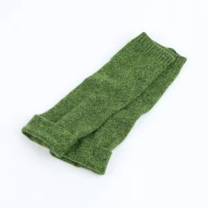 Green Marl Fingerless Gloves