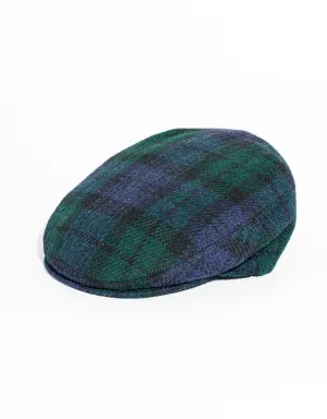 HARRIS TWEED IVY CAP - BLACKWATCH