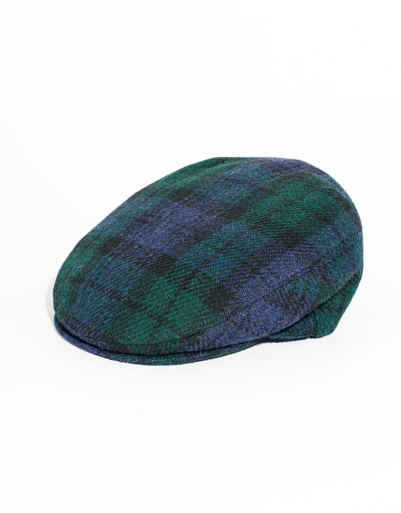 HARRIS TWEED IVY CAP - BLACKWATCH