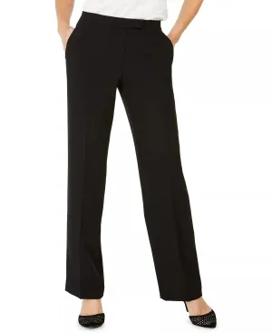 Kasper Tab-Waist Straight-Fit Modern Dress Pants