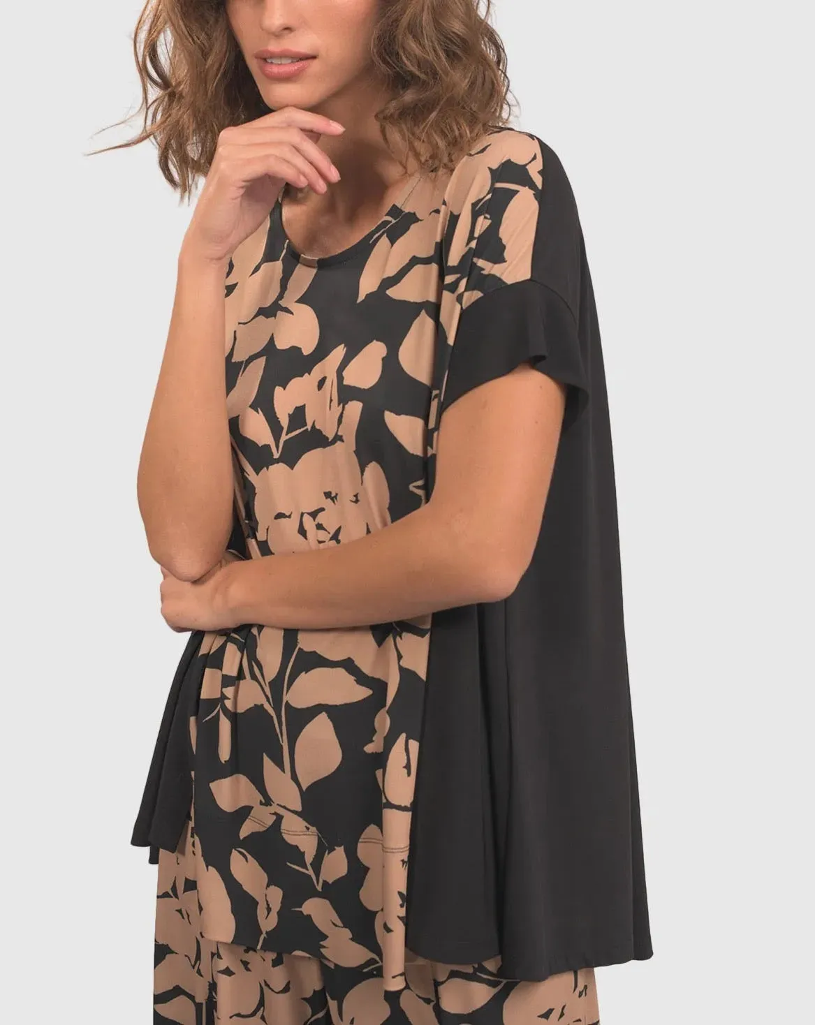 Klara Trapeze Top, Floral