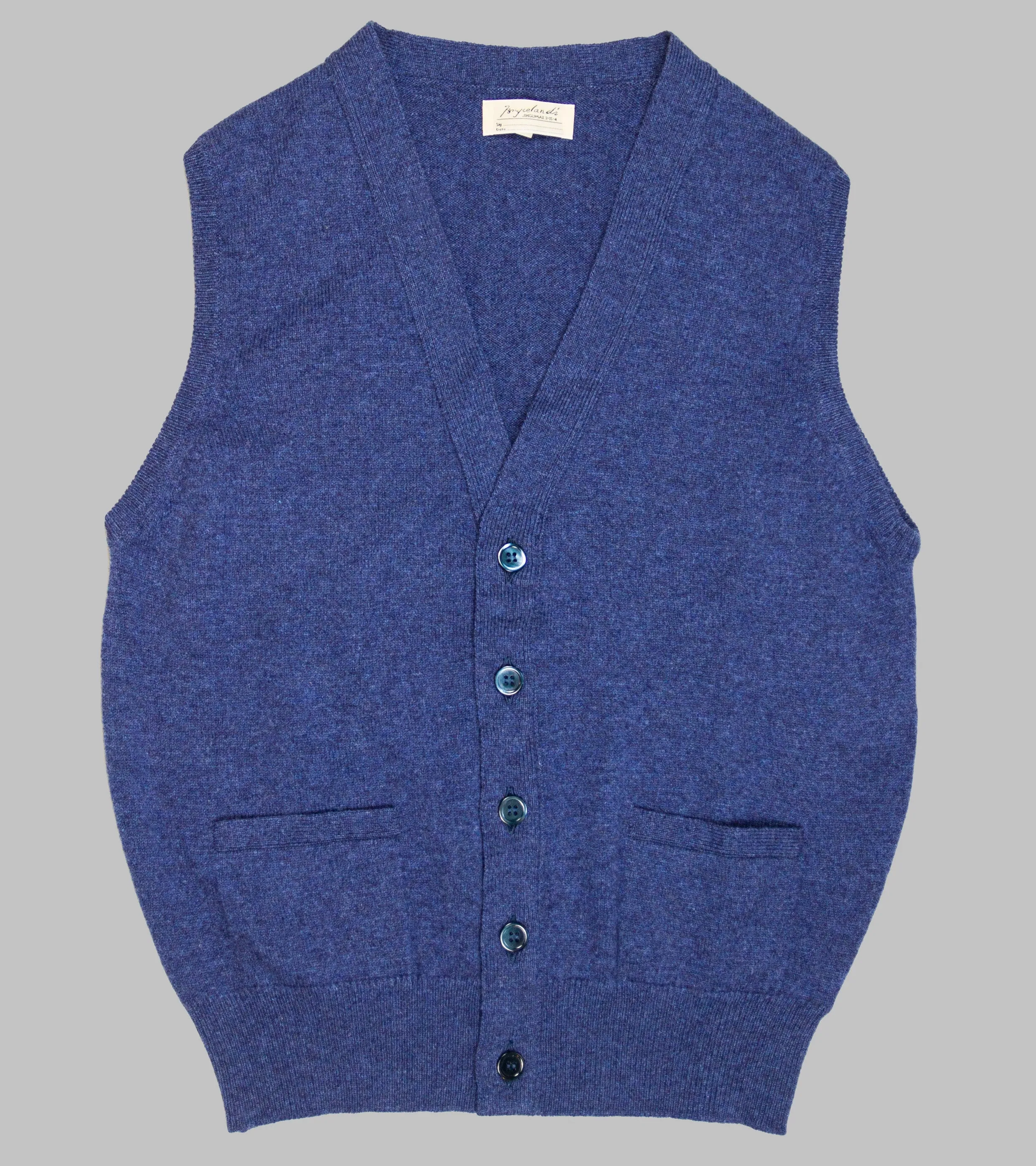 Lambswool Sleeveless Cardigan Rhapsody