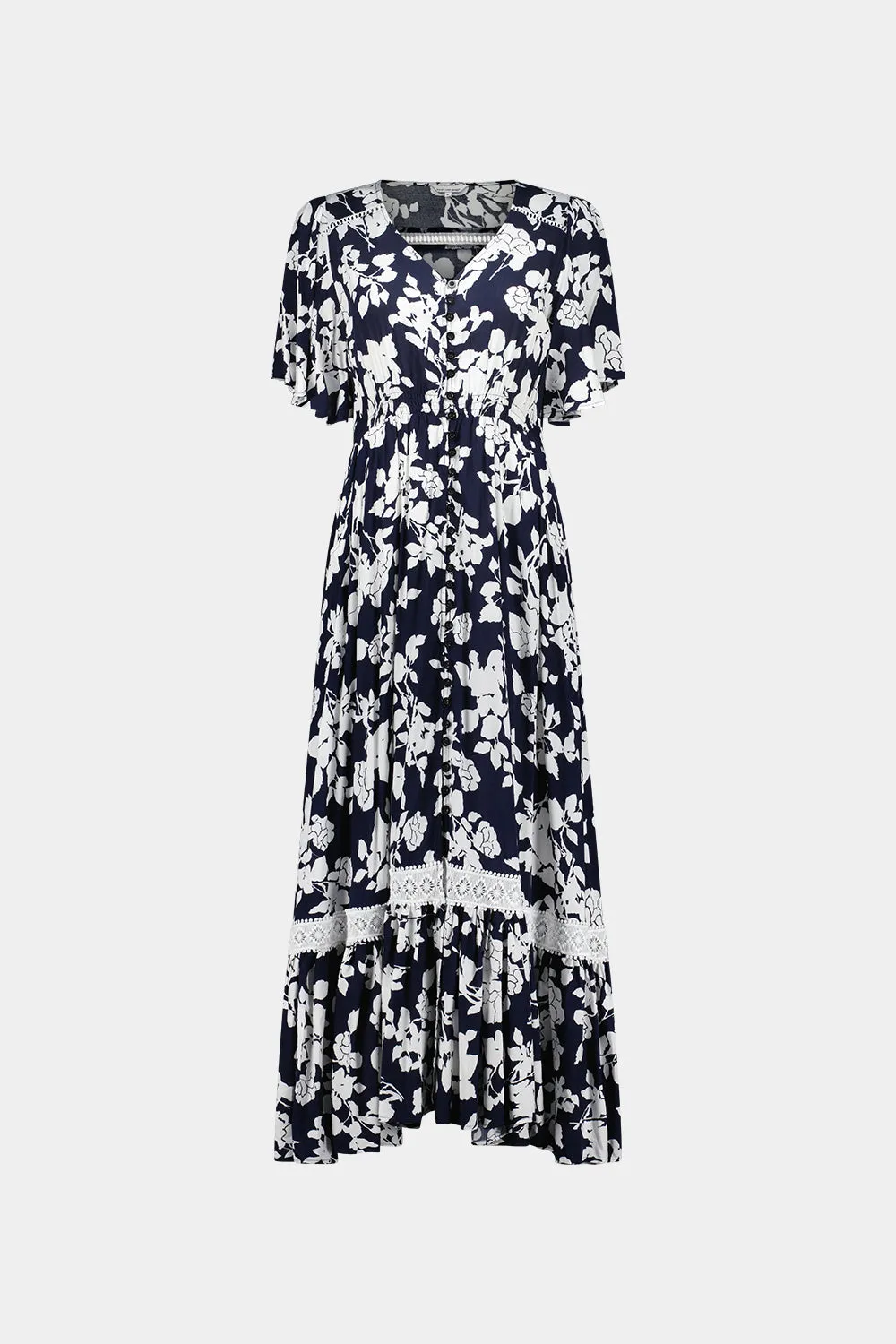 Lemon Tree Jolander Dress Navy Floral