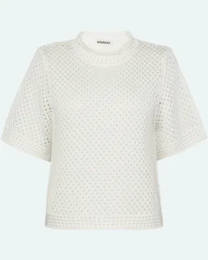 Lily crochet t-shirt 4119 - Coco Milk