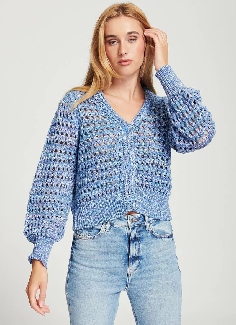 Line Crochet Cardigan
