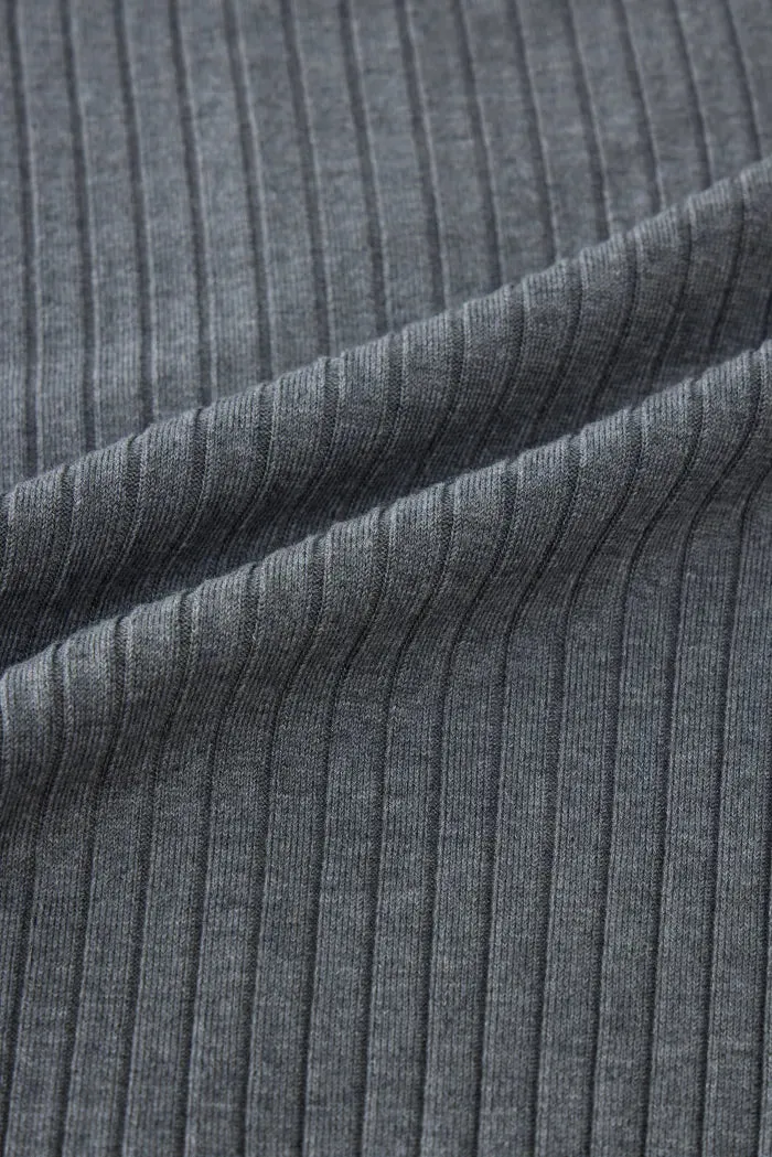 Niki Grey Cardigan in Lyocell Blend Knit