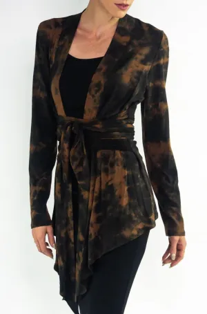 Ora Cardi in Rust Tie Dye