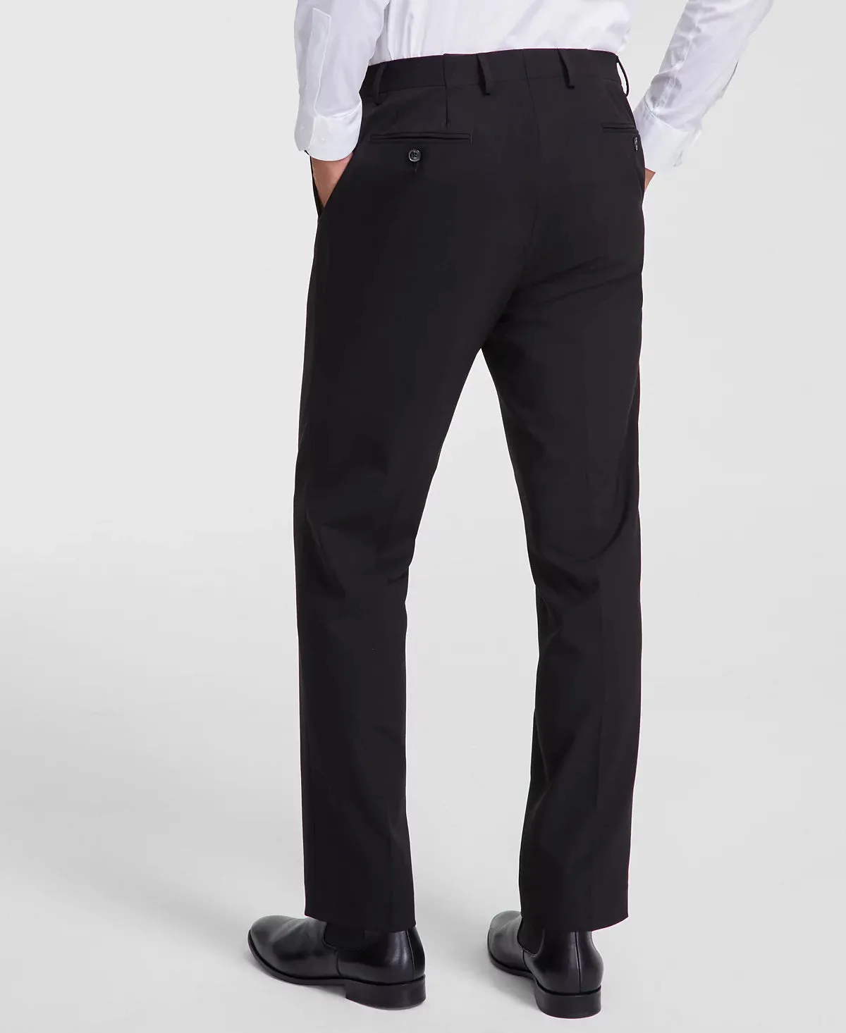 Perry Ellis Men's Modern-Fit Solid Nested Suit