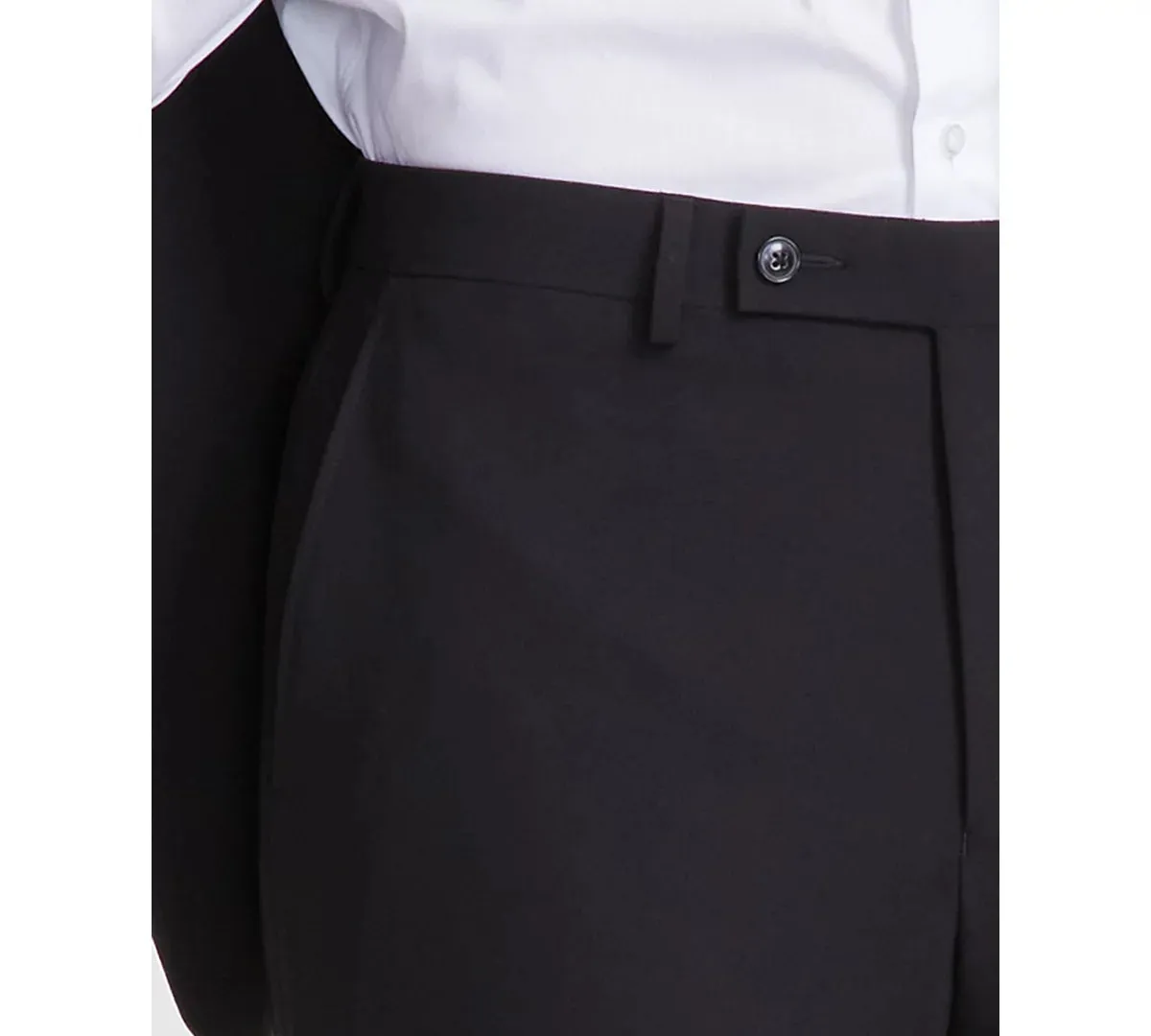 Perry Ellis Men's Modern-Fit Solid Nested Suit