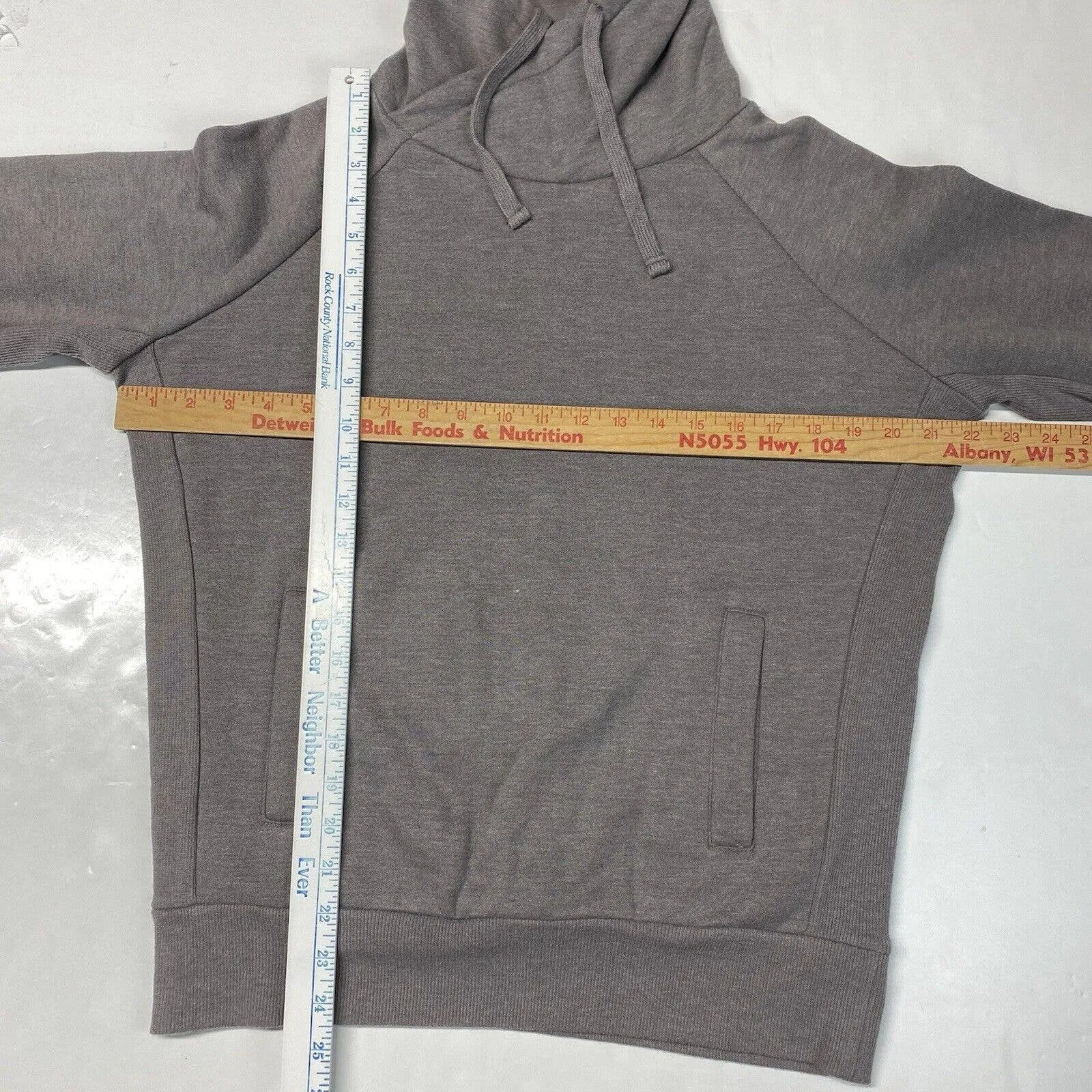 Prana Gotu Pullover Sweatshirt Sz Small Gray Moonrock Athleisure Relaxed Fit