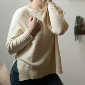 Spring Jumper Cream Long Sleeve
