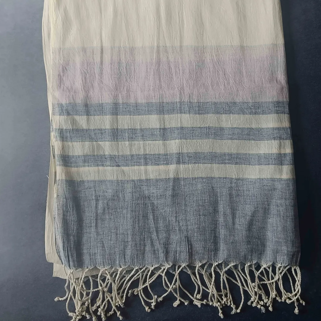 Striped Hemp Stole I