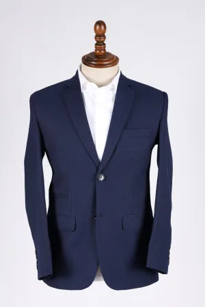 TEXTURED SLIM FIT BLAZER