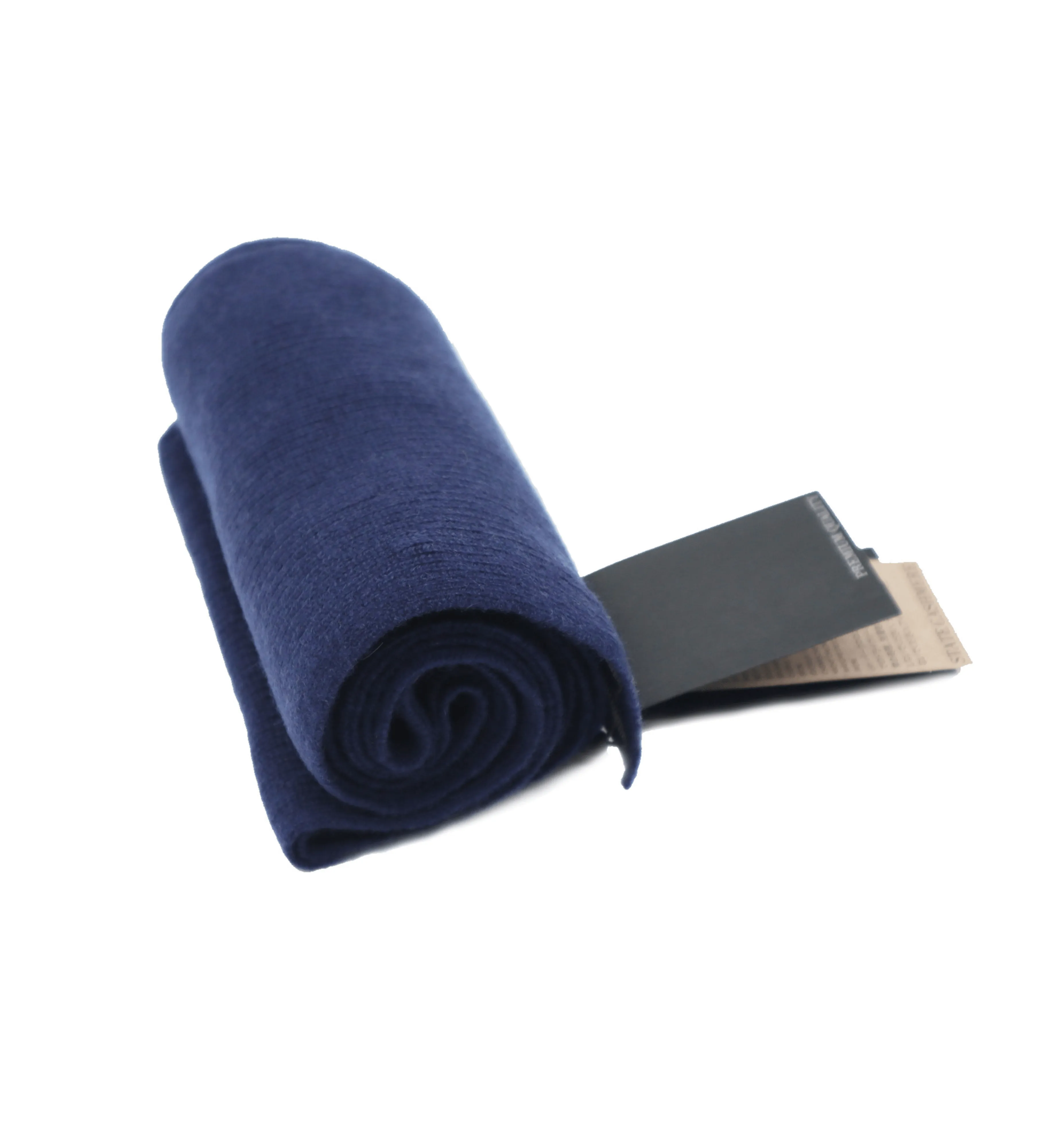 The Unisex Cashmere Ribbed Solid Color Scarf