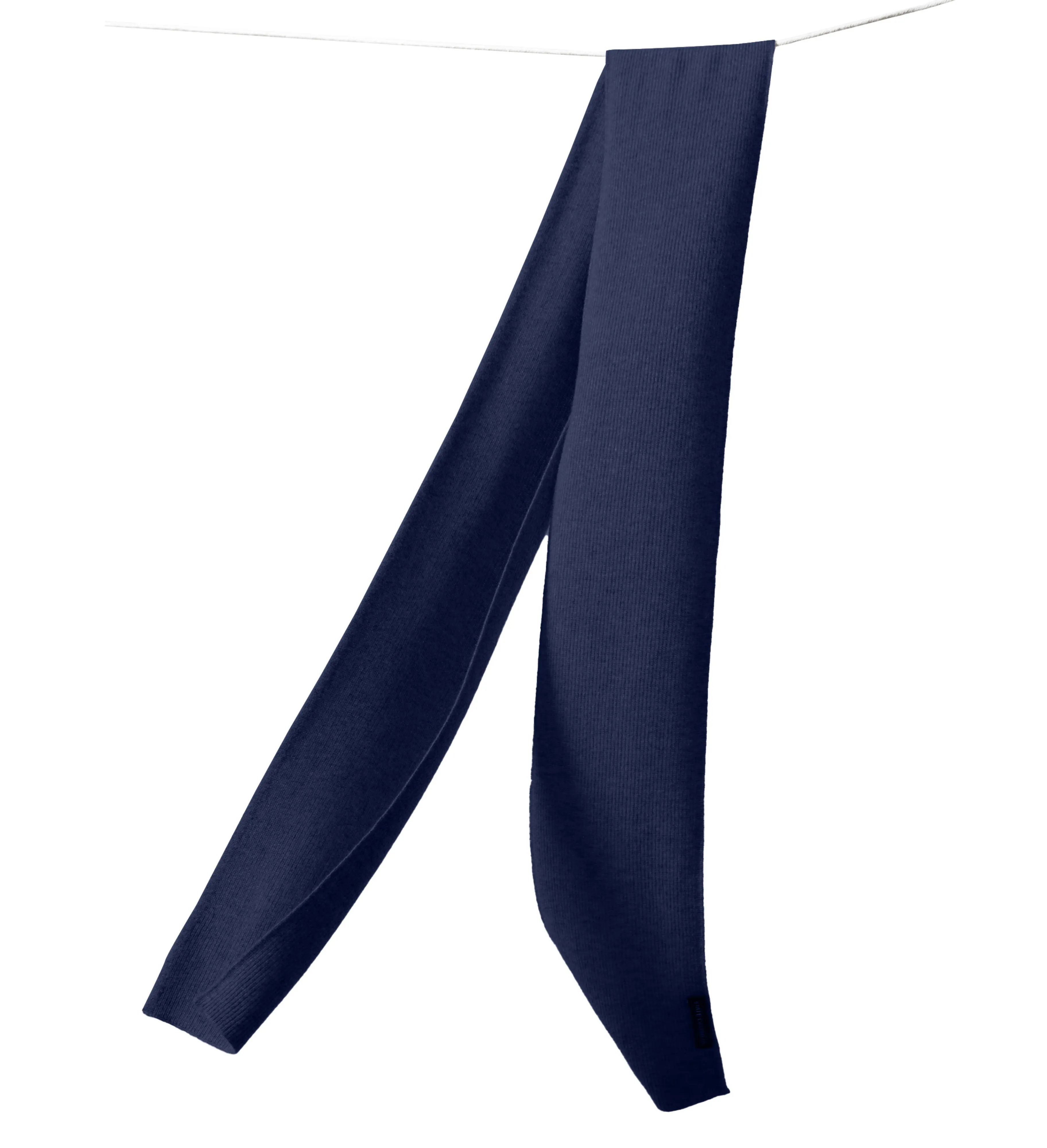 The Unisex Cashmere Ribbed Solid Color Scarf