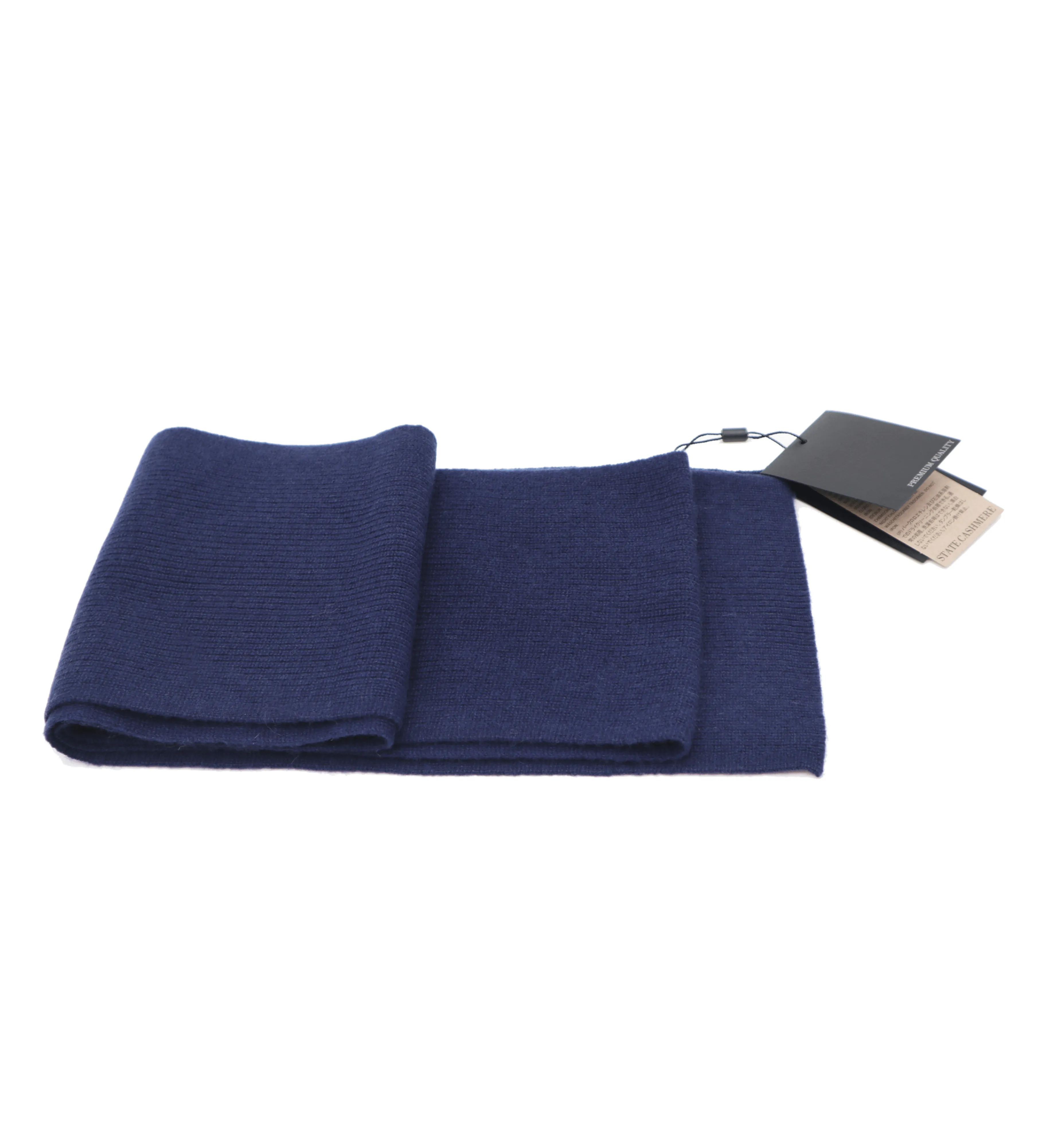 The Unisex Cashmere Ribbed Solid Color Scarf