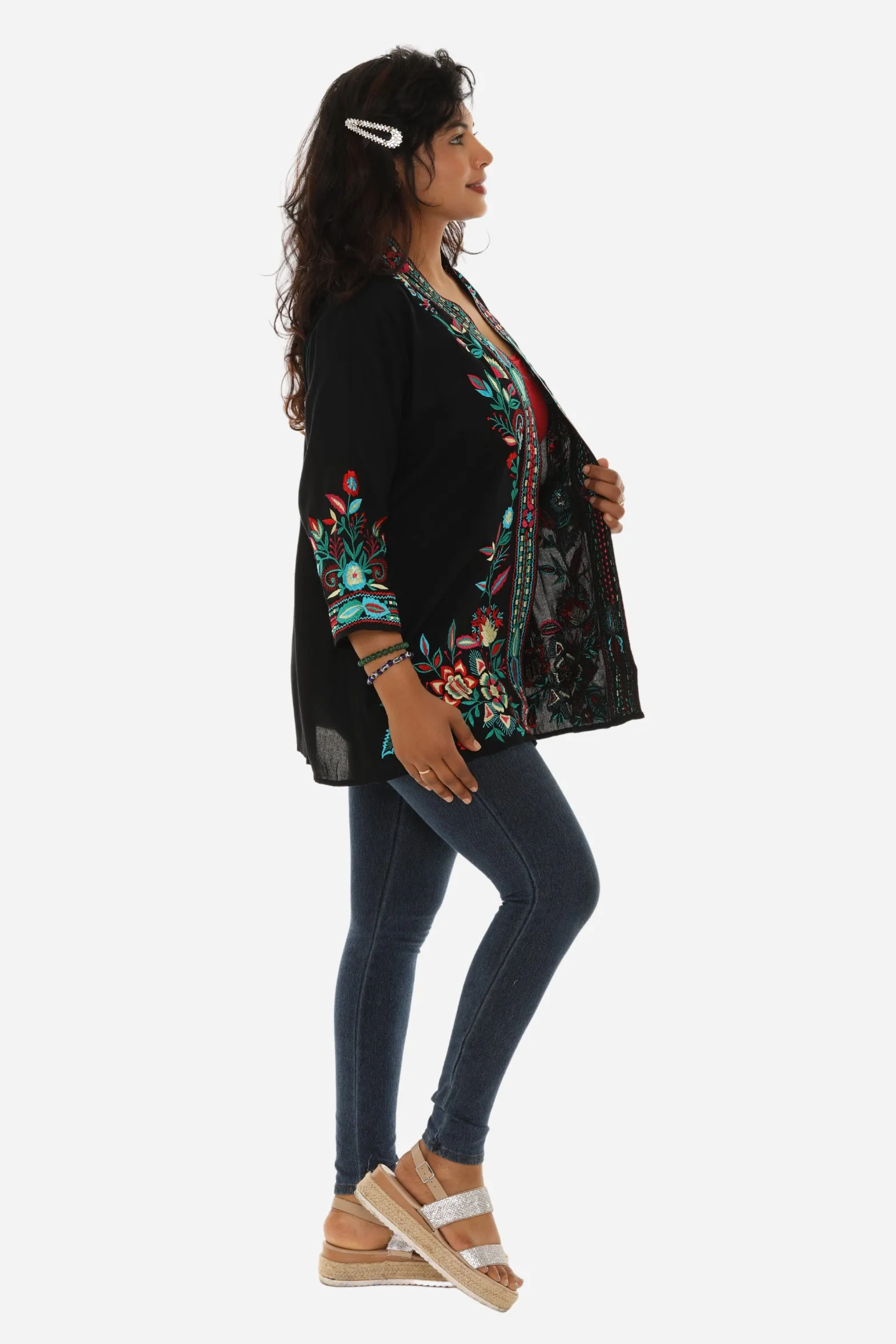 Timeless Elegance: The Embroidery Cardigan for Women