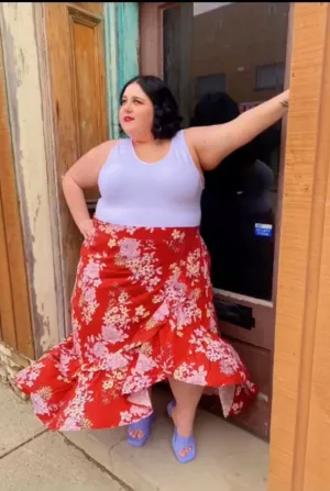 Torrid Flamenco Skirt 4X