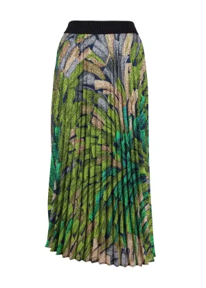 Vivant Pleated Skirt Green