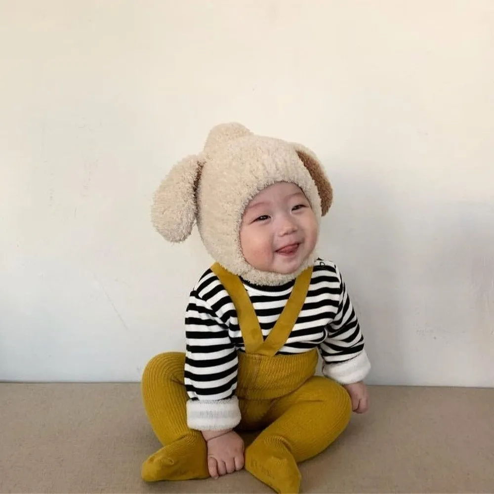 Warm Winter And Autumn Plush Hat For Children With Cute Rabbit Ears