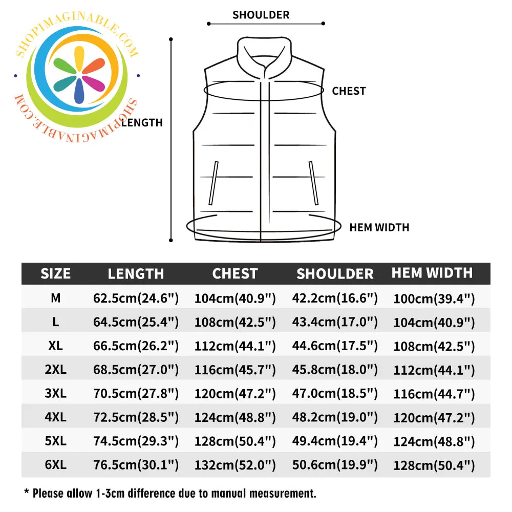 Winter Snowflake Puffer Vest