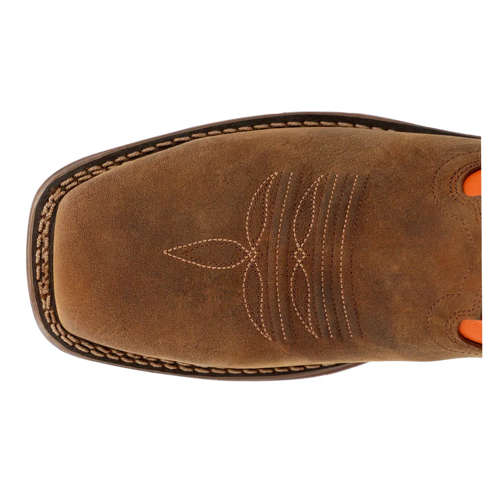Workin' Rebel Square Toe Western Work Boots