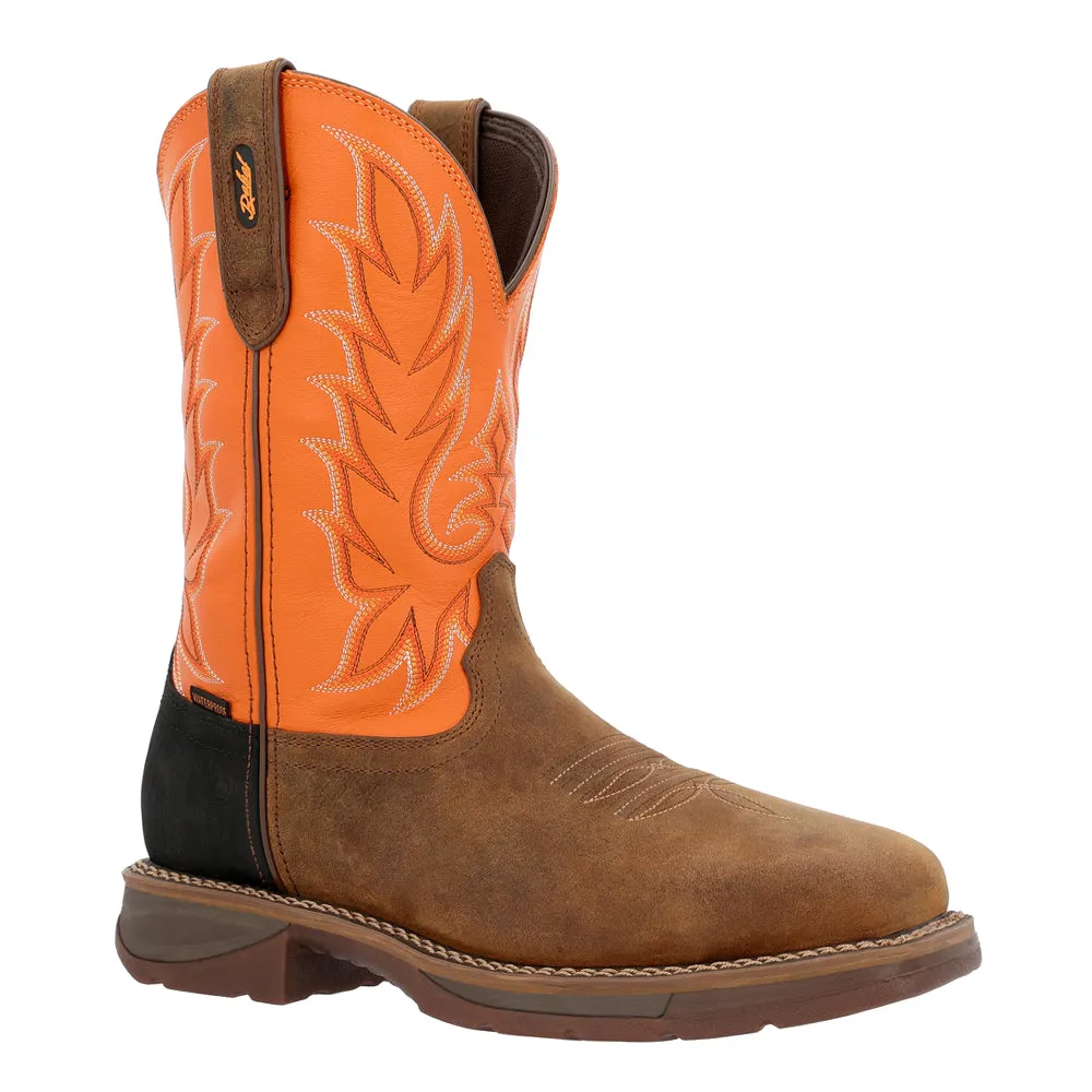 Workin' Rebel Square Toe Western Work Boots