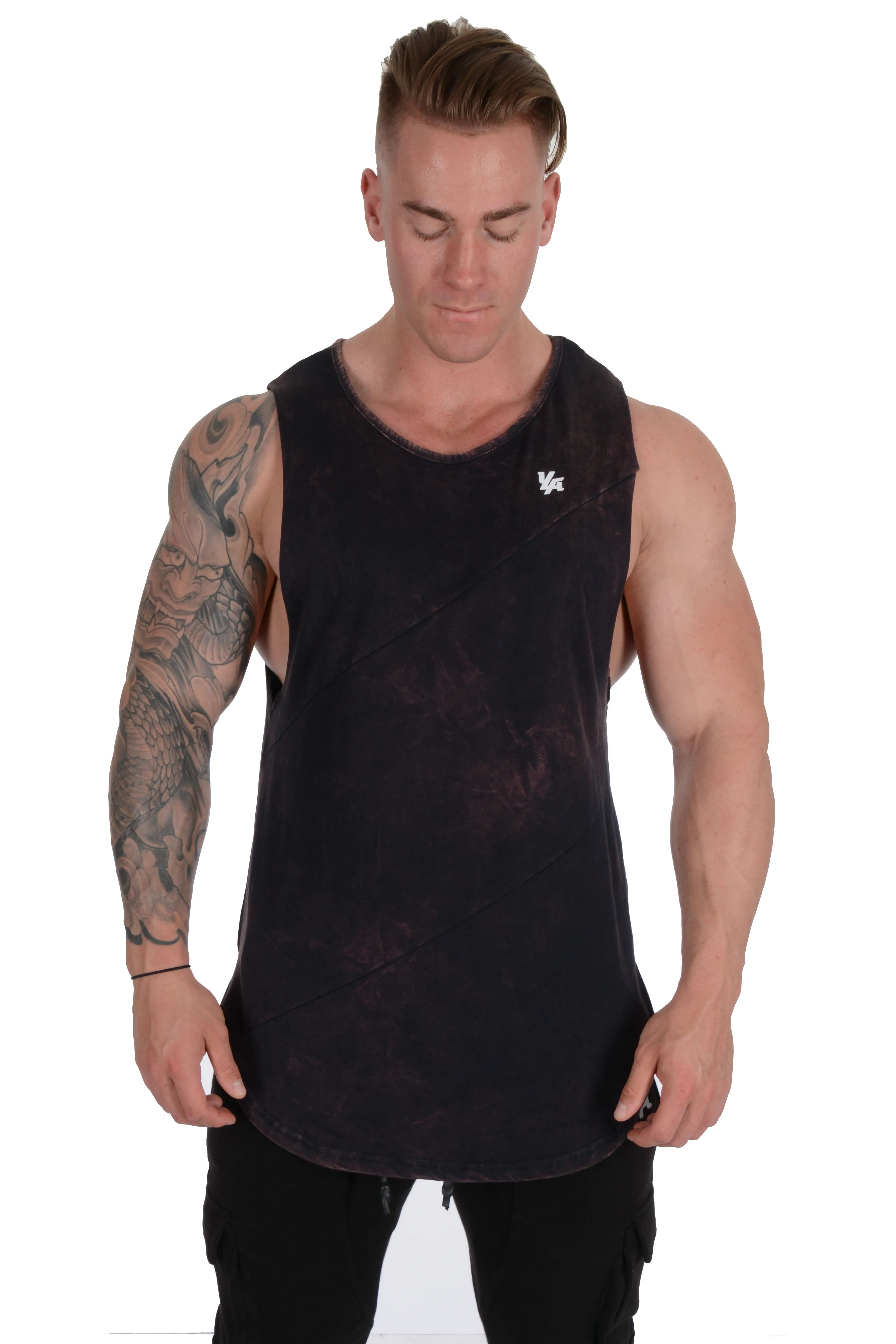 YoungLA Elongated Muscle Cut-Off Bodybuilding Tanks 306