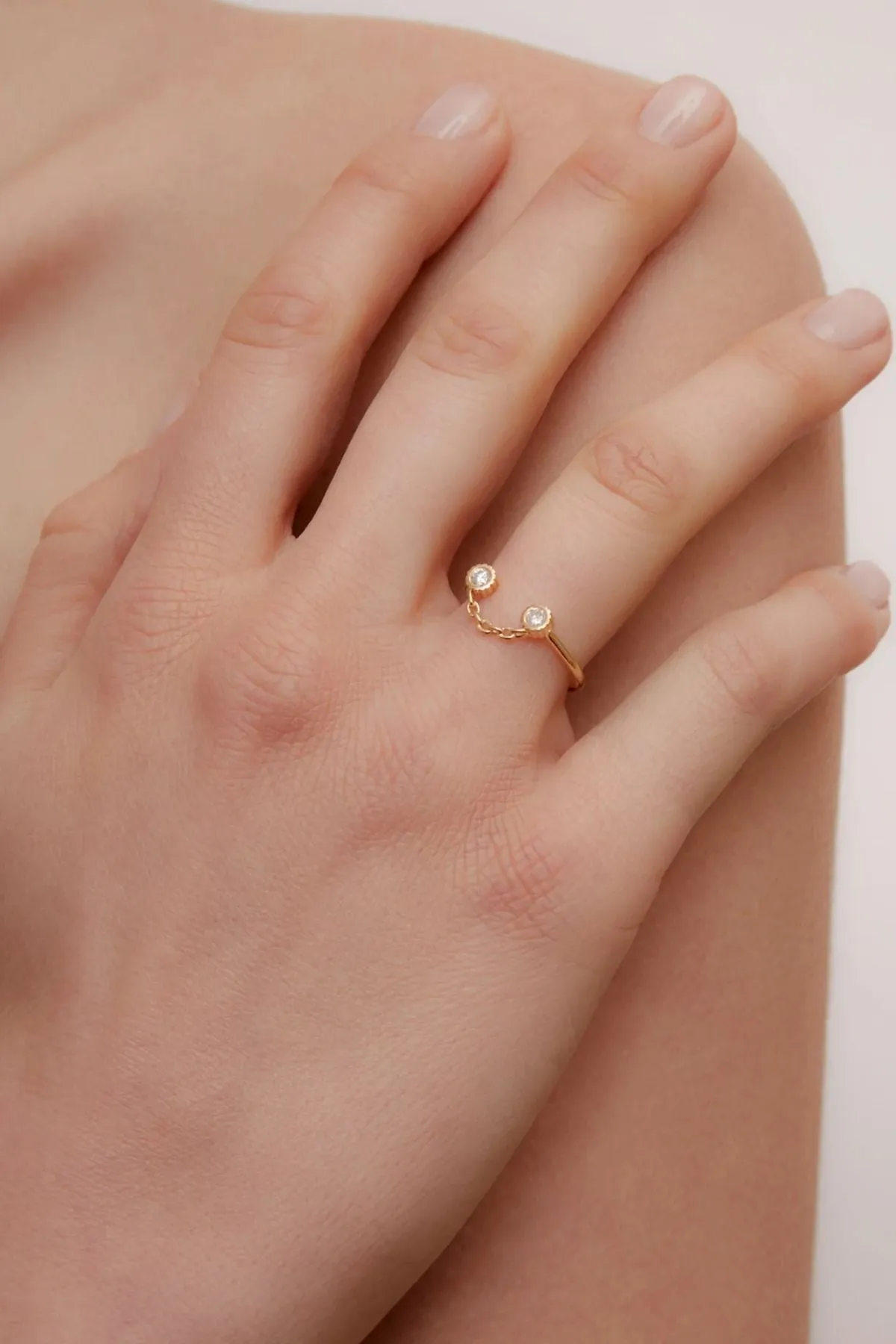 Yvonne Léon Sourire Diamond Ring - Yellow Gold